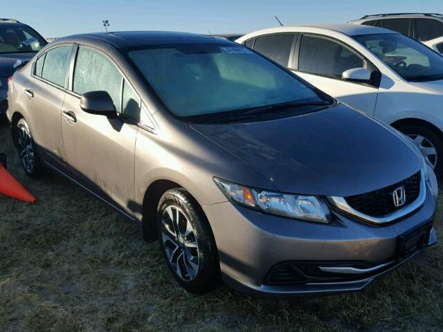 19XFB2F85DE014342 - 2013 HONDA CIVIC EX GRAY photo 1