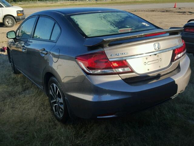 19XFB2F85DE014342 - 2013 HONDA CIVIC EX 灰色 照片 3