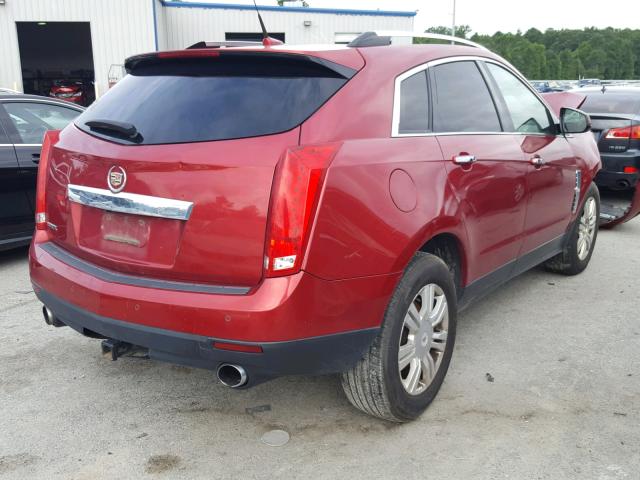 3GYFNAEY7BS558594 - 2011 CADILLAC SRX LUXURY RED photo 4