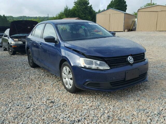 3VW1K7AJ9BM325323 - 2011 VOLKSWAGEN JETTA BASE 蓝色 照片 1