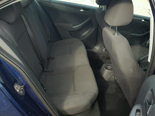 3VW1K7AJ9BM325323 - 2011 VOLKSWAGEN JETTA BASE 蓝色 照片 6