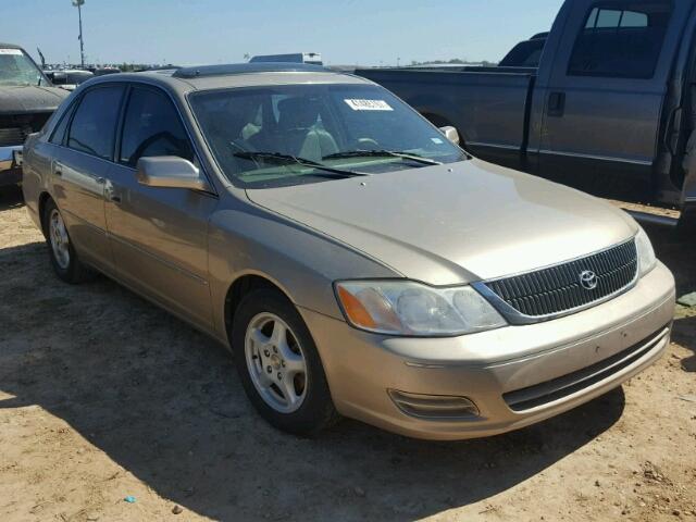 4T1BF28B7YU053223 - 2000 TOYOTA AVALON GOLD photo 1