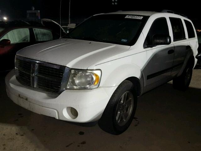 1D8HD48K38F102214 - 2008 DODGE DURANGO WHITE photo 2