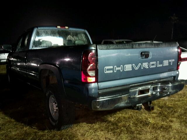 1GCHC29UX7E192679 - 2007 CHEVROLET SILVERADO BLUE photo 3