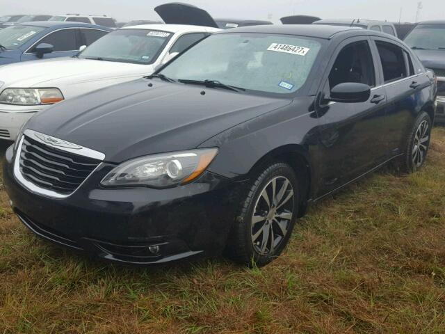 1C3CCBBB7DN579371 - 2013 CHRYSLER 200 BLACK photo 2