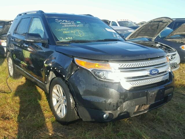 1FM5K7D86DGB38840 - 2013 FORD EXPLORER X BLACK photo 1