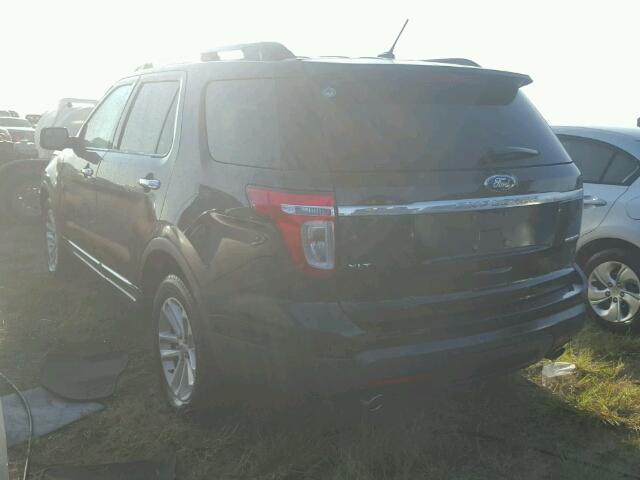 1FM5K7D86DGB38840 - 2013 FORD EXPLORER X BLACK photo 3