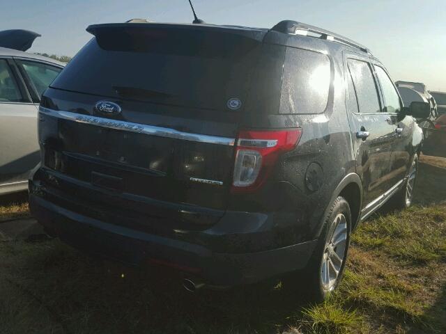 1FM5K7D86DGB38840 - 2013 FORD EXPLORER X BLACK photo 4