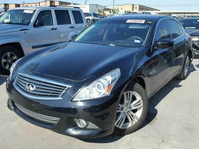 JN1CV6AR0DM355279 - 2013 INFINITI G37 BLACK photo 2