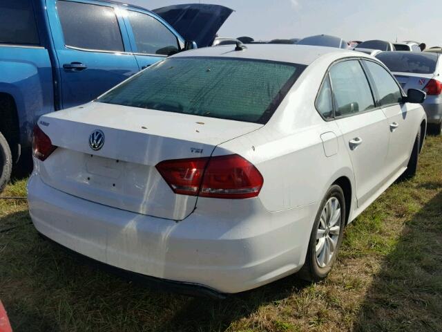 1VWAT7A37EC078601 - 2014 VOLKSWAGEN PASSAT WHITE photo 4