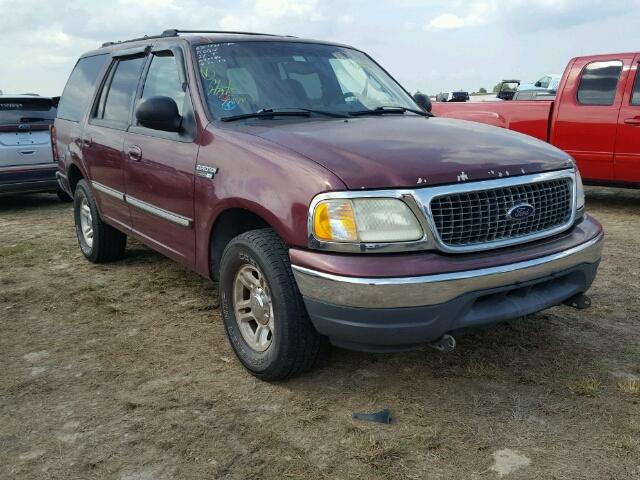 1FMRU15L81LA97786 - 2001 FORD EXPEDITION RED photo 1