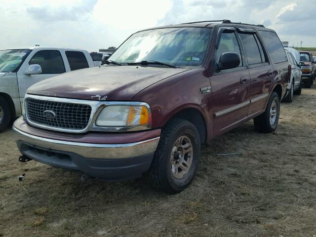 1FMRU15L81LA97786 - 2001 FORD EXPEDITION RED photo 2