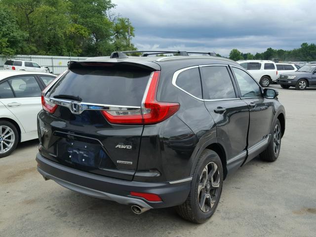 5J6RW2H93HL030215 - 2017 HONDA CR-V TOURI BROWN photo 4