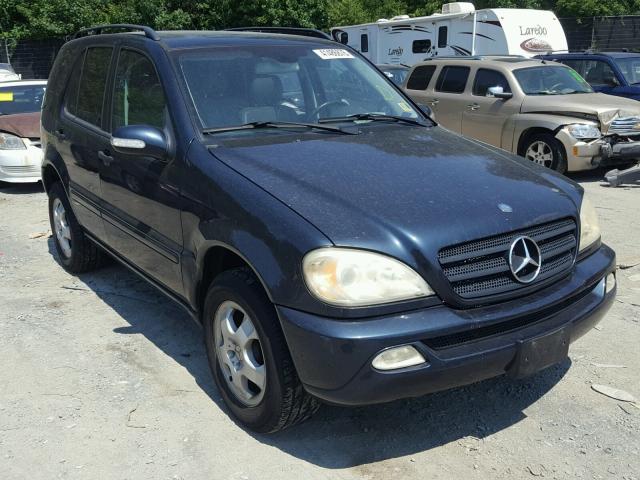 4JGAB57E74A459602 - 2004 MERCEDES-BENZ ML 350 BLUE photo 1