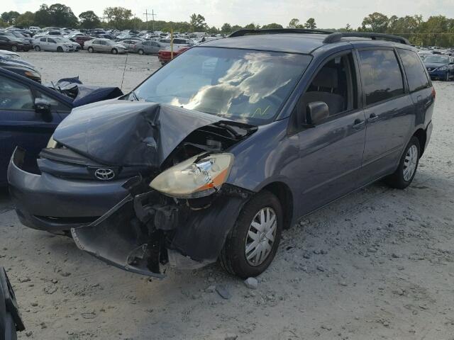 5TDZA23C66S495056 - 2006 TOYOTA SIENNA CE BLUE photo 2