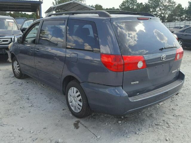 5TDZA23C66S495056 - 2006 TOYOTA SIENNA CE BLUE photo 3