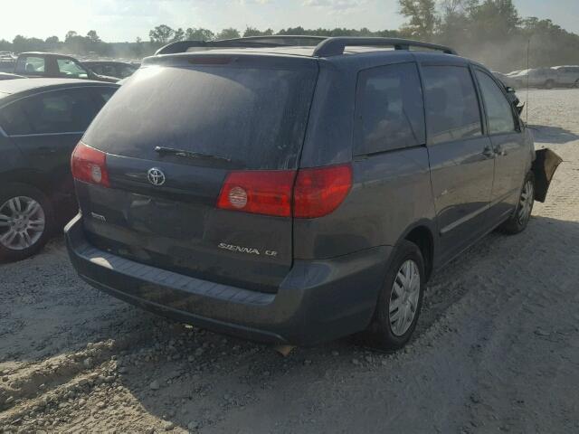 5TDZA23C66S495056 - 2006 TOYOTA SIENNA CE BLUE photo 4