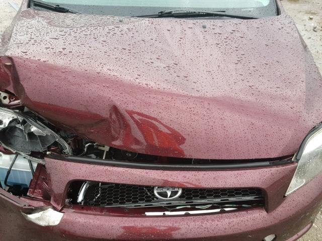 JTKDE177X70208031 - 2007 TOYOTA SCION TC მუქწითელი ფოტო 7