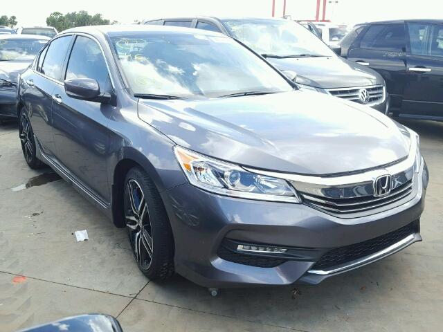 1HGCR2F10HA191019 - 2017 HONDA ACCORD GRAY photo 1