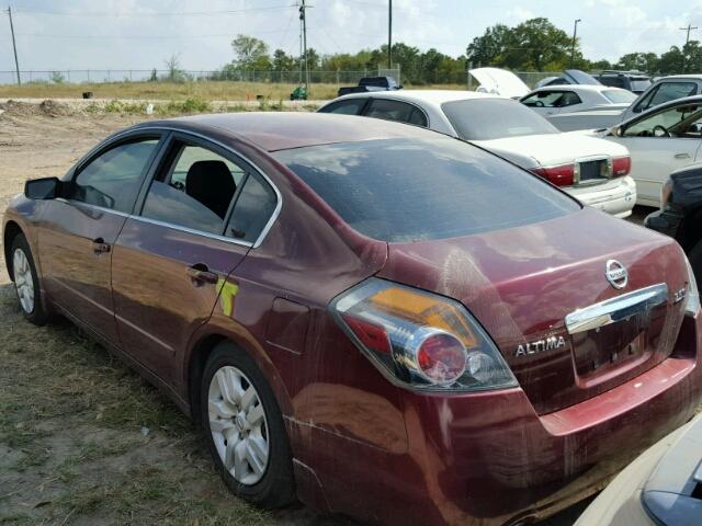 1N4AL2AP8AN539205 - 2010 NISSAN ALTIMA MAROON photo 3