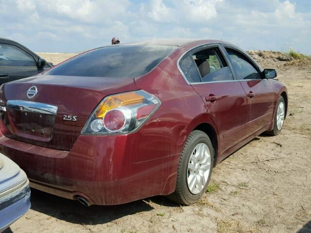 1N4AL2AP8AN539205 - 2010 NISSAN ALTIMA MAROON photo 4