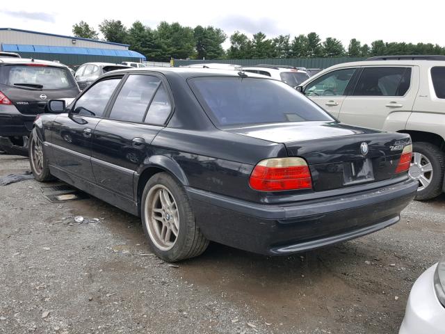 WBAGG83451DN88573 - 2001 BMW 740 I AUTO BLACK photo 3