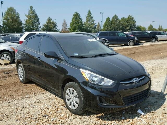 KMHCT4AE2GU048782 - 2016 HYUNDAI ACCENT BLACK photo 1