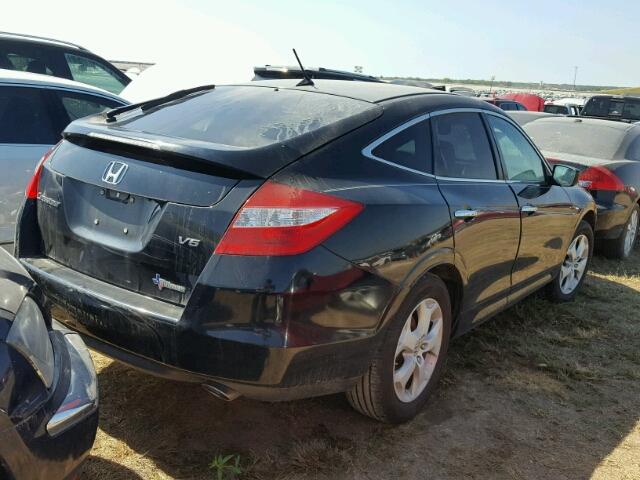 5J6TF1H57CL003623 - 2012 HONDA CROSSTOUR BLACK photo 4