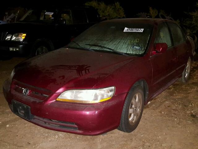 JHMCG56672C016620 - 2002 HONDA ACCORD EX RED photo 2