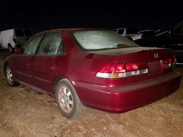 JHMCG56672C016620 - 2002 HONDA ACCORD EX RED photo 3