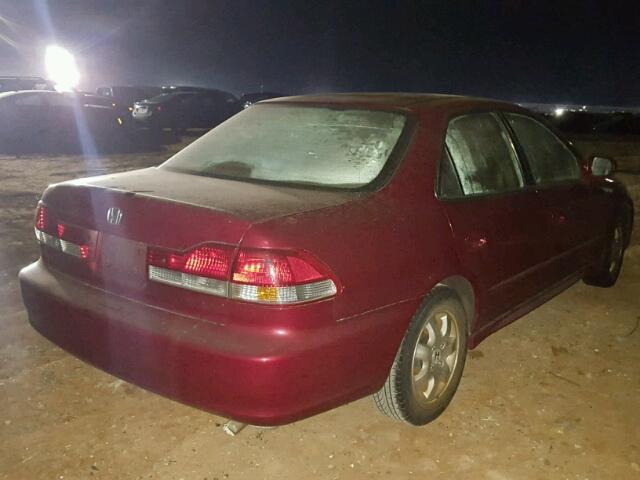 JHMCG56672C016620 - 2002 HONDA ACCORD EX RED photo 4