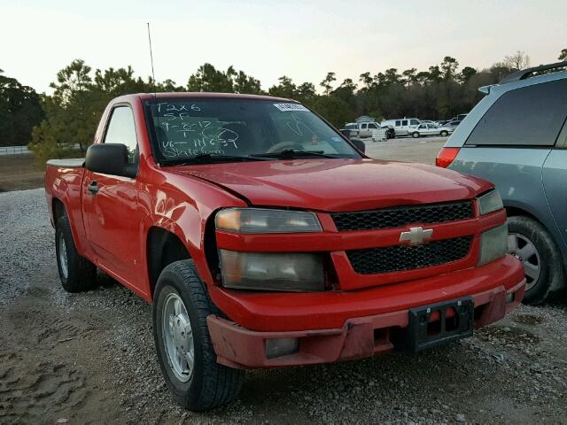 1GCCS148268111639 - 2006 CHEVROLET COLORADO RED photo 1