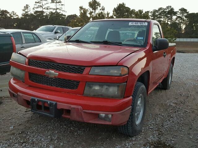 1GCCS148268111639 - 2006 CHEVROLET COLORADO RED photo 2