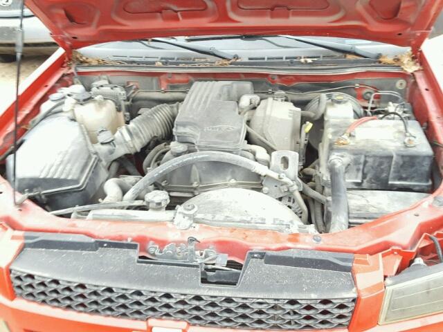 1GCCS148268111639 - 2006 CHEVROLET COLORADO RED photo 7