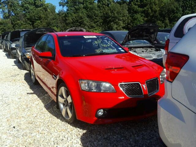 6G2EC57Y09L217282 - 2009 PONTIAC G8 GT RED photo 1