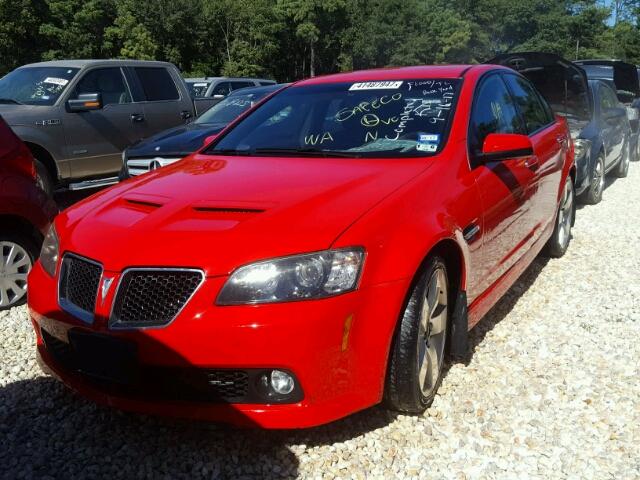 6G2EC57Y09L217282 - 2009 PONTIAC G8 GT RED photo 2