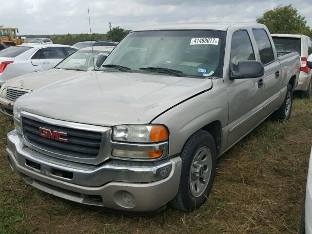 2GTEC13V761243036 - 2006 GMC NEW SIERRA SILVER photo 2