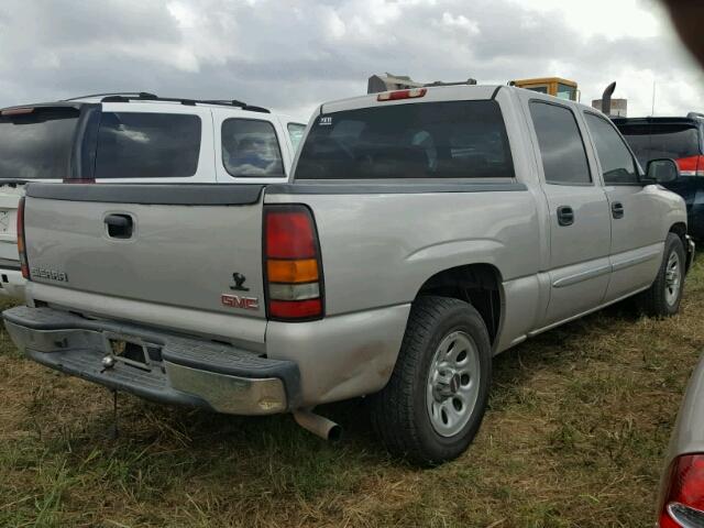 2GTEC13V761243036 - 2006 GMC NEW SIERRA SILVER photo 4