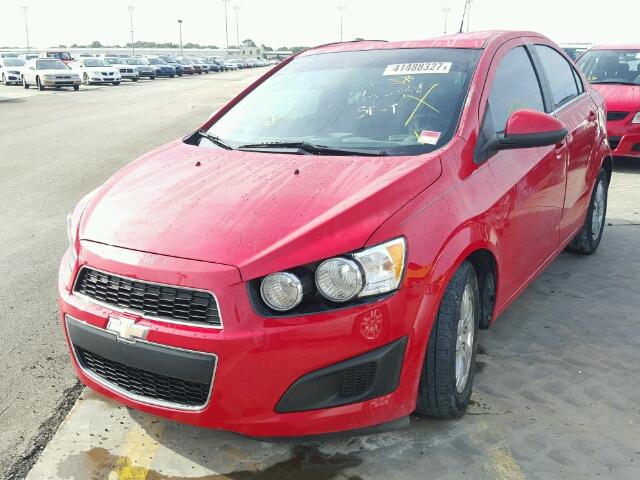 1G1JC5SH7C4119309 - 2012 CHEVROLET SONIC RED photo 2