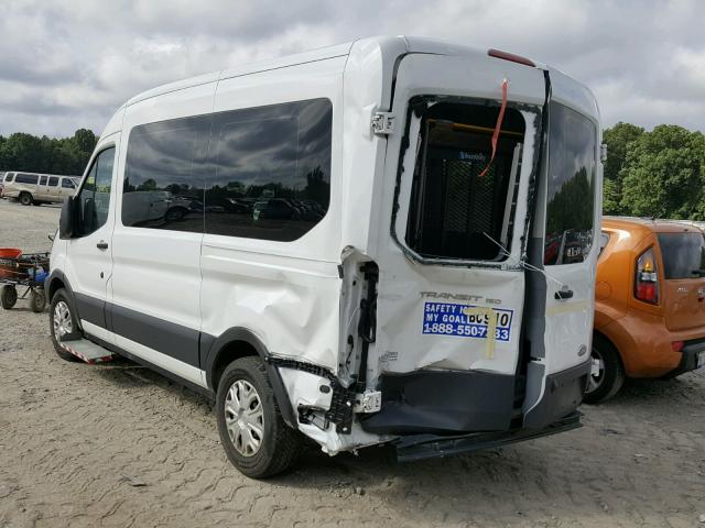 1FMZK1CM1HKA06312 - 2017 FORD TRANSIT T- WHITE photo 3