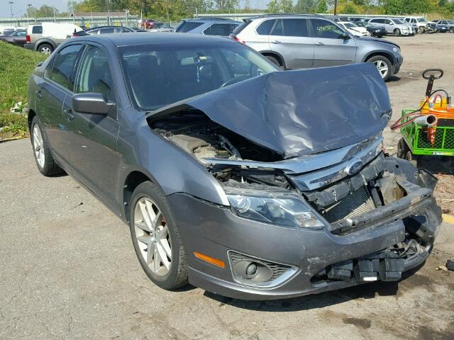 3FAHP0JAXAR274898 - 2010 FORD FUSION SEL GRAY photo 1