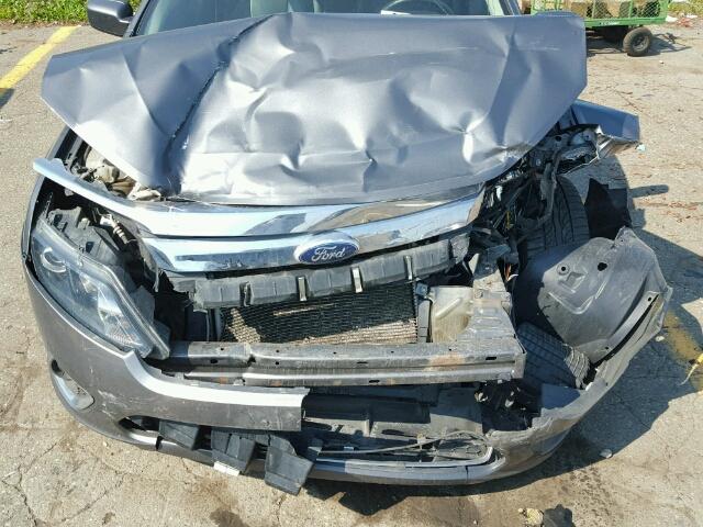 3FAHP0JAXAR274898 - 2010 FORD FUSION SEL GRAY photo 7