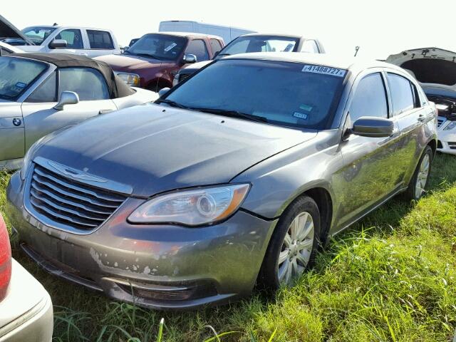 1C3CCBBG0CN251073 - 2012 CHRYSLER 200 TOURIN GRAY photo 2