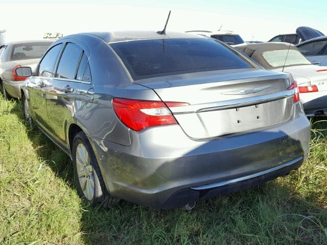 1C3CCBBG0CN251073 - 2012 CHRYSLER 200 TOURIN GRAY photo 3