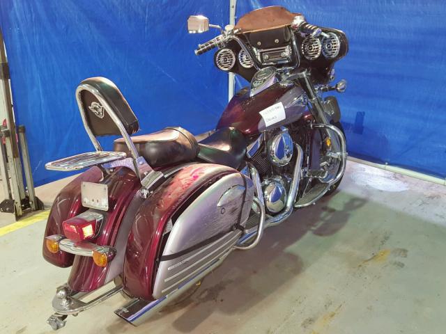 JKBVNAL101A009591 - 2001 KAWASAKI VN1500 L MAROON photo 4