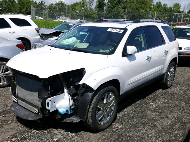 1GKKVSKD7HJ140773 - 2017 GMC ACADIA LIM WHITE photo 2