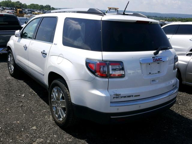 1GKKVSKD7HJ140773 - 2017 GMC ACADIA LIM WHITE photo 3