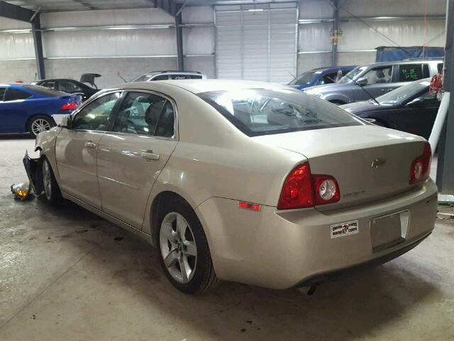 1G1ZC5EB9AF197814 - 2010 CHEVROLET MALIBU 1LT 金色 照片 3
