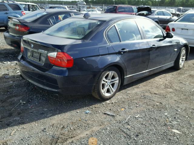 WBAVC93578K042672 - 2008 BMW 328 XI BLUE photo 4