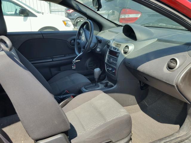 1G8AN15F87Z105717 - 2007 SATURN ION LEVEL RED photo 5